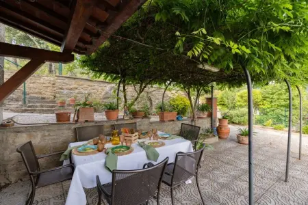 Maison avec piscine vue collines à Cortona : photo 9