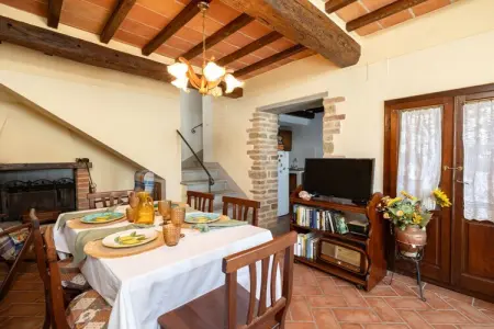 Maison avec piscine vue collines à Cortona : photo 10