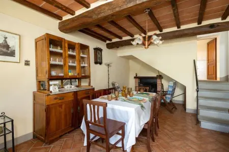 Maison avec piscine vue collines à Cortona : photo 13