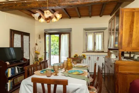 Maison avec piscine vue collines à Cortona : photo 14