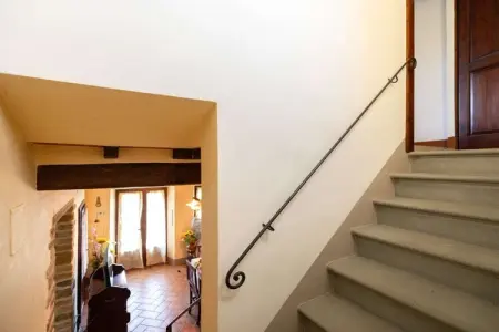 Maison avec piscine vue collines à Cortona : photo 21