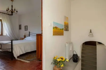 Maison avec piscine vue collines à Cortona : photo 23