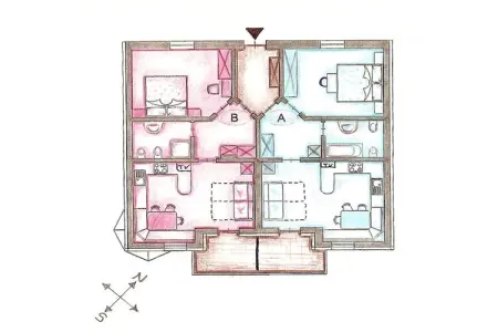 Maison Dolores à Wolkenstein, 50 m² avec balcon : photo 16