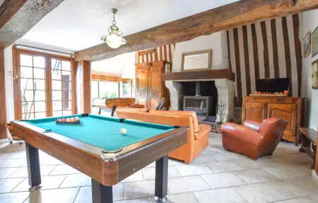 Maison normande à colombages, bain nordique et salle de sport : photo 3
