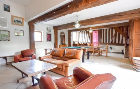Maison normande à colombages, bain nordique et salle de sport : photo 4