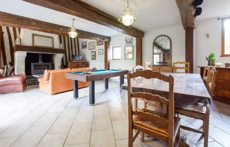 Maison normande à colombages, bain nordique et salle de sport : photo 16