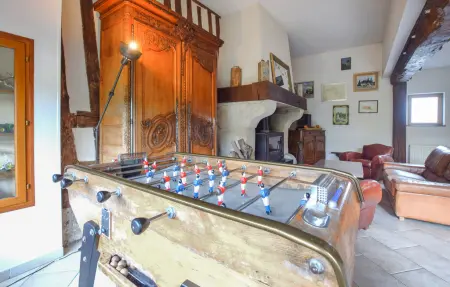 Maison normande à colombages, bain nordique et salle de sport : photo 18