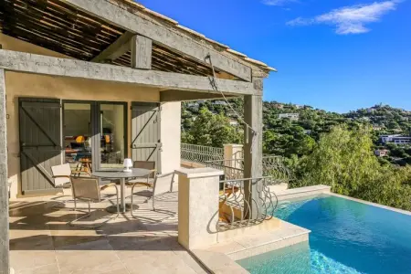 Villa provençale rénovée, piscine chauffée aux Issambres : photo 9