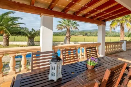 Gîte rustique Sa Pobla, piscine et terrasse couverte : photo 3