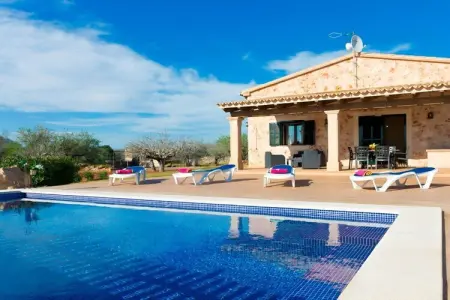 Location gite à Sineu, Chalet à Sineu avec piscine