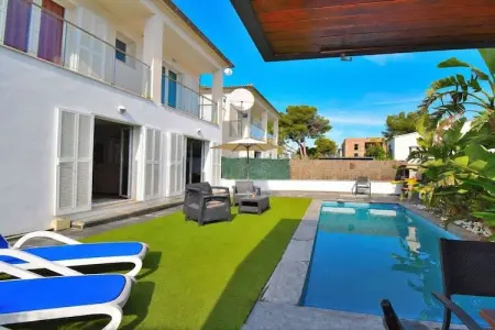 Maison 4 chambres piscine à 400 m de Playa de Muro : photo 7