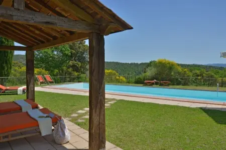 Villa toscane rustique avec vue côtière à Montecatini Val di Cecina : photo 8