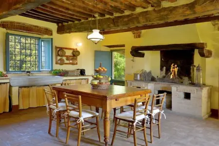 Villa toscane rustique avec vue côtière à Montecatini Val di Cecina : photo 13