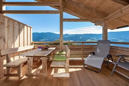 Gîte fermette Völs am Schlern, 6 pers., terrasse : photo 10