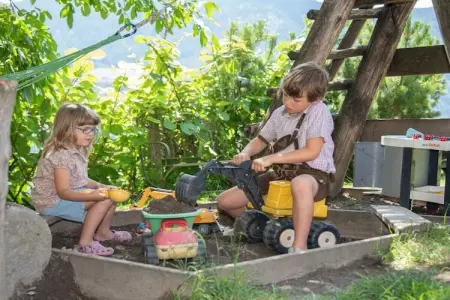 Gîte fermette Völs am Schlern, 6 pers., terrasse : photo 11