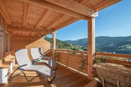 Gîte fermette Völs am Schlern, 6 pers., terrasse : photo 12