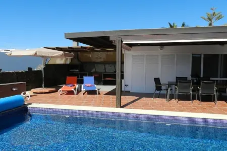 Maison 4 pers. avec piscine à Playa Blanca : photo 1