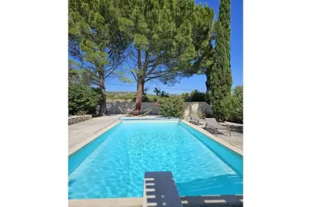 Maison 8 pers. Mouriès : piscine, vignes et Alpilles