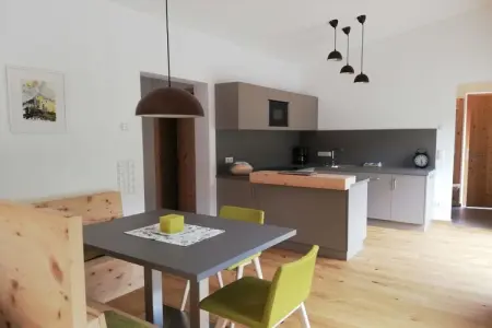Maison Etschwool à Naturns, pin cembro et vue montagne : photo 12