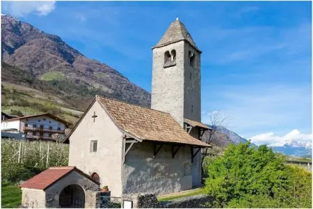 Maison Etschwool à Naturns, pin cembro et vue montagne : photo 15