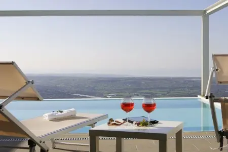 Villa Afrodite à Ragusa : piscine et vue mer en Sicile : photo 5