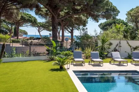 Villa moderne 6 personnes avec piscine chauffée à Sainte Maxime : photo 4