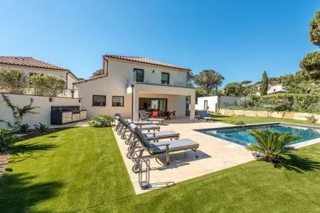 Villa moderne 6 personnes avec piscine chauffée à Sainte Maxime : photo 5
