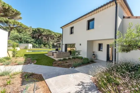 Villa moderne 6 personnes avec piscine chauffée à Sainte Maxime : photo 8