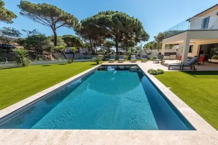 Villa moderne 6 personnes avec piscine chauffée à Sainte Maxime : photo 12