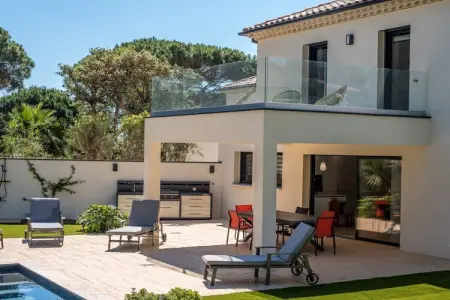 Villa moderne 6 personnes avec piscine chauffée à Sainte Maxime : photo 13