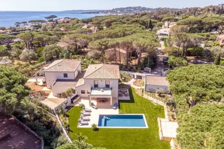 Villa moderne 6 personnes avec piscine chauffée à Sainte Maxime : photo 37