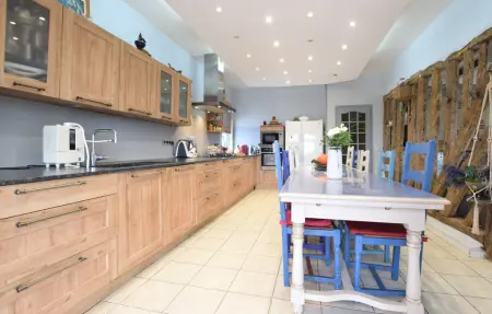 Maison Pays d'Auge, piscine intérieure et spa : photo 5