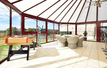 Maison Pays d'Auge, piscine intérieure et spa : photo 6