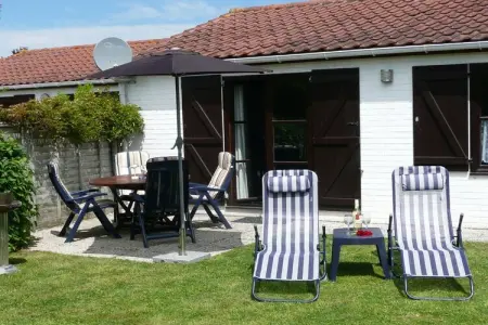 Maison 4 pers. Bredene, jardin sud et piscine parc : photo 1
