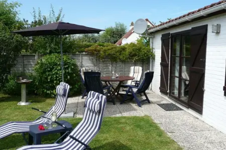Maison 4 pers. Bredene, jardin sud et piscine parc : photo 3