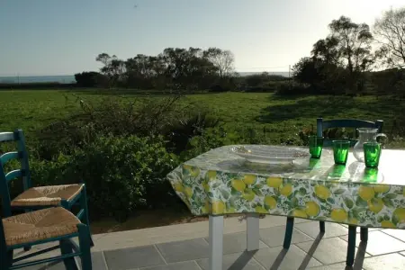 Villa del Mare à Sampieri : maison 6 pers., terrasse vue mer : photo 2