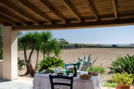 Villa del Mare à Sampieri : maison 6 pers., terrasse vue mer : photo 5