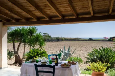 Villa del Mare à Sampieri : maison 6 pers., terrasse vue mer : photo 16