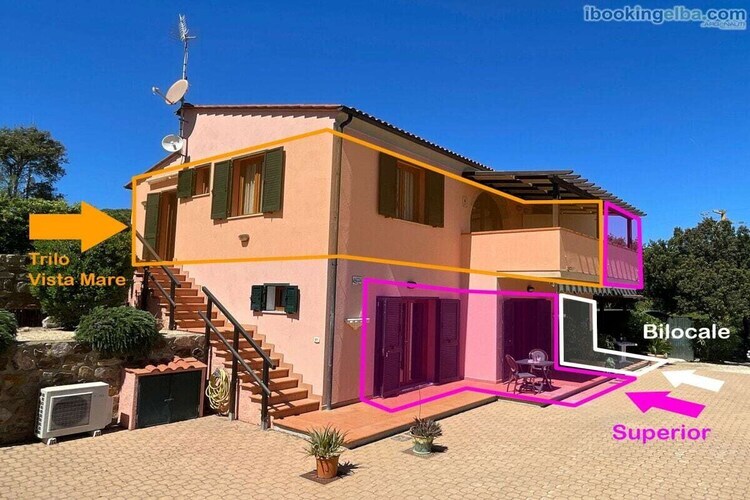 Maison indépendante à Capoliveri, terrasse et parking - Photo 8
