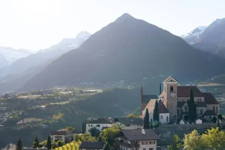 Maison Schenna vue Merano, balcon sud-ouest 20 pers. : photo 11