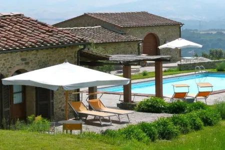 Maison 6 personnes avec piscine, vignoble et vue vallée : photo 3