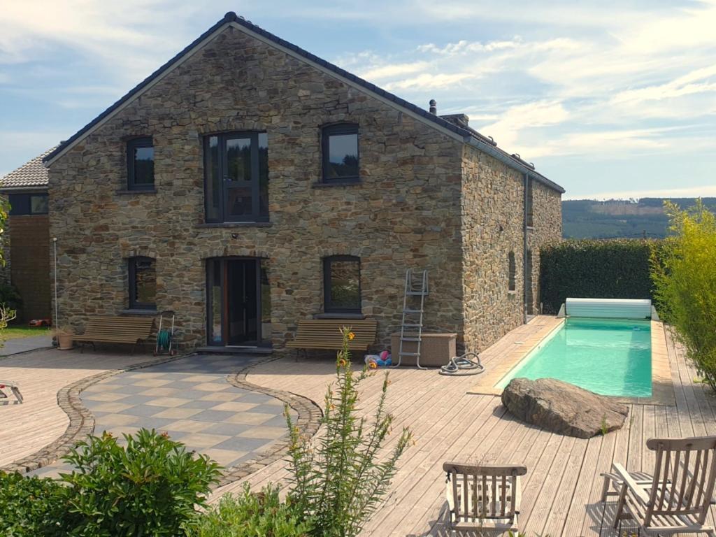 Villa Azur : maison 9 pers. avec piscine chauffée à Stoumont - Photo 1