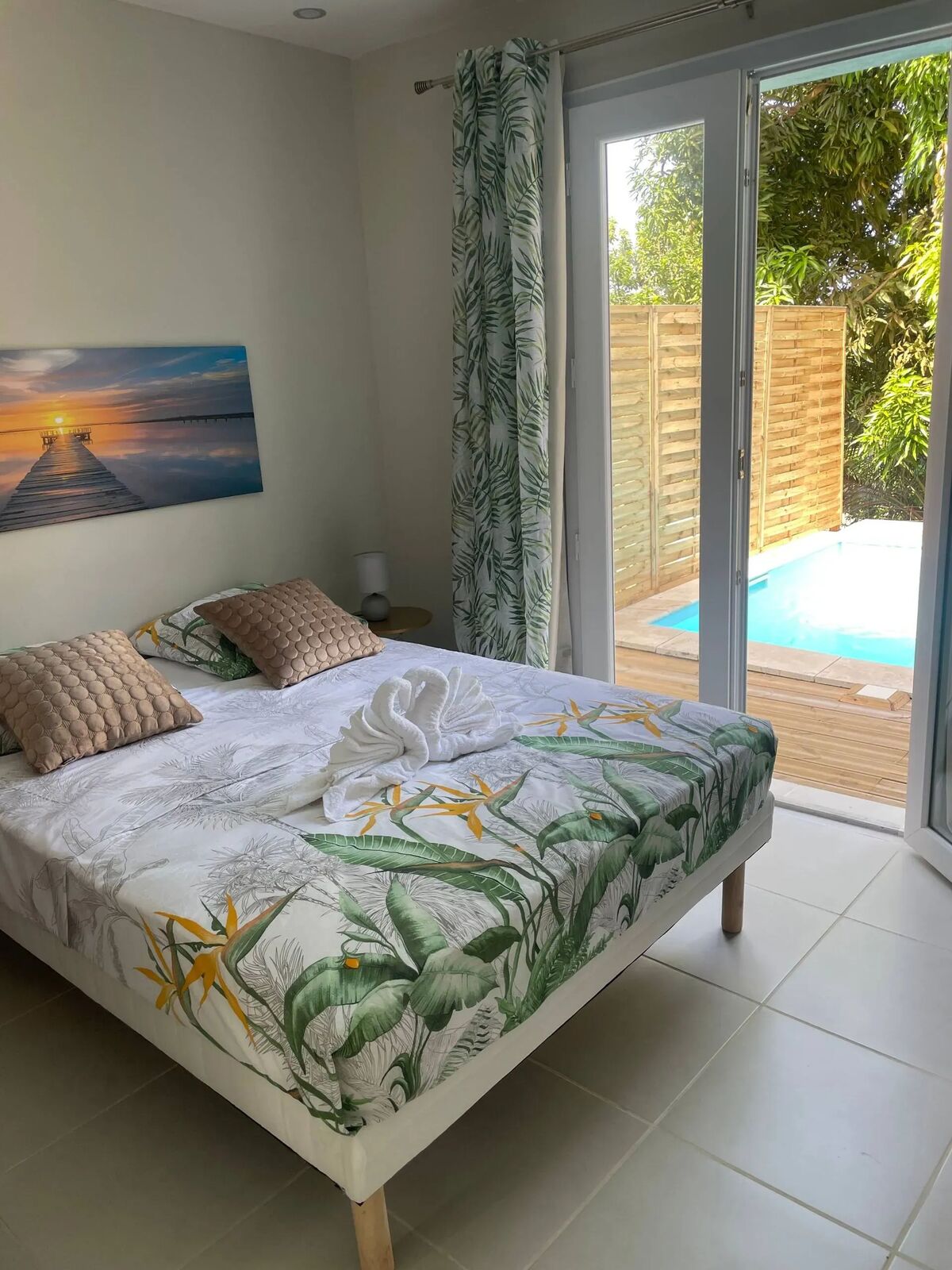 Bungalow 2 pers. avec piscine privée au Lamentin - Photo 5