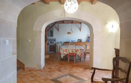 Maison rustique 8 pers. avec piscine chauffée à Saint-Bris-des-Bois : photo 5