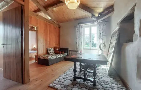 Maison rustique 8 pers. avec piscine chauffée à Saint-Bris-des-Bois : photo 24