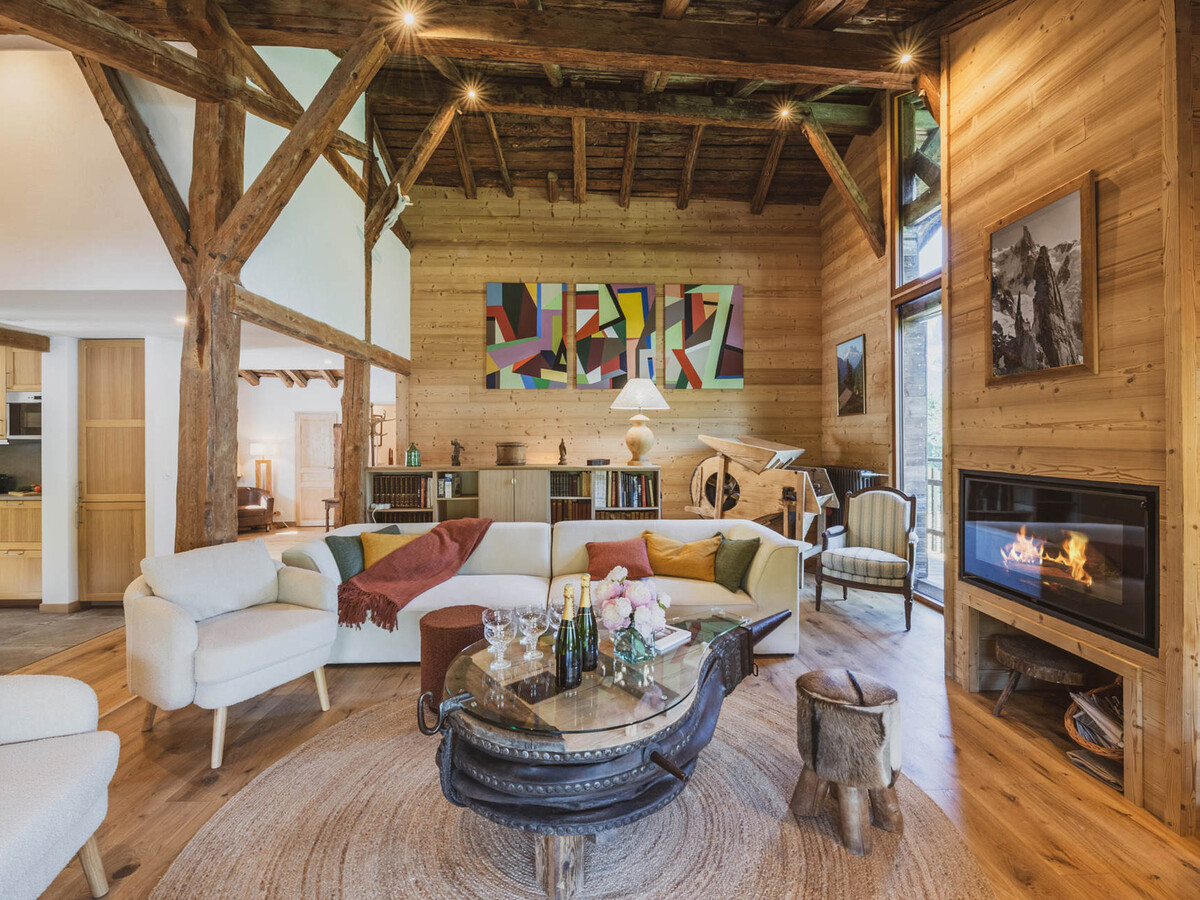 Chalet 14 pers. avec piscine chauffée aux Houches - Photo 1