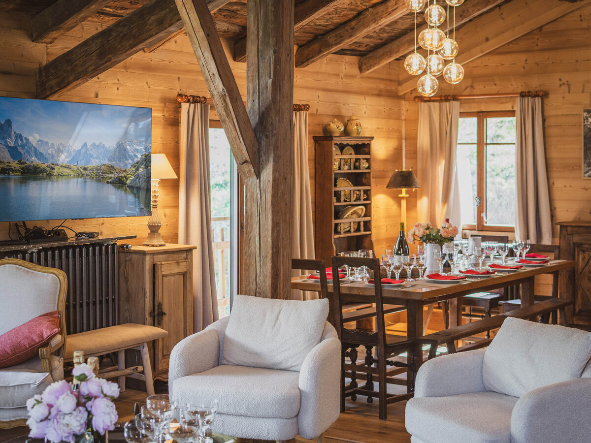 Chalet 14 pers. avec piscine chauffée aux Houches - Photo 2
