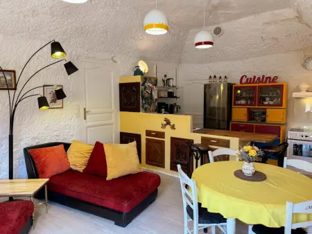 Gîte troglodytique creusé dans le tuffeau - 4 pers. : photo 3