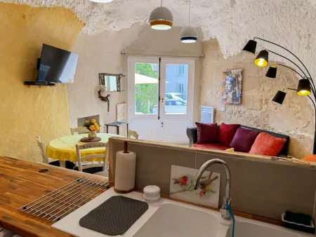 Gîte troglodytique creusé dans le tuffeau - 4 pers. : photo 6