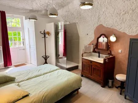 Gîte troglodytique creusé dans le tuffeau - 4 pers. : photo 14